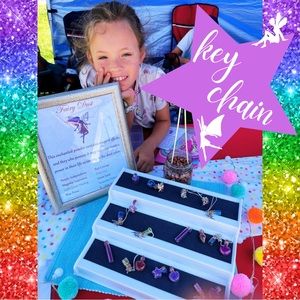 Handcrafted Pixie Dust Bottle Bag Charm/Keychain